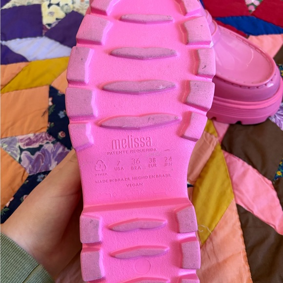 Melissa womanâs pink loafers - Picture 4 of 5